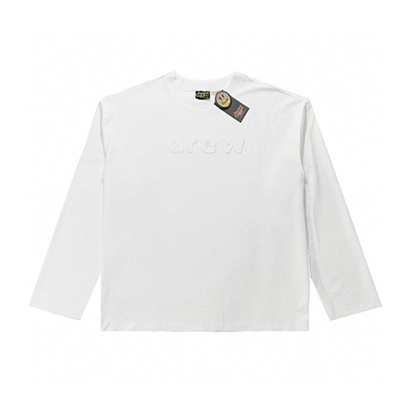 drew毛巾毛边破坏打底衫男女高街长袖T恤薄卫衣男女贾斯汀比伯同,淘宝优惠券,粉丝福利购,淘宝优惠卷