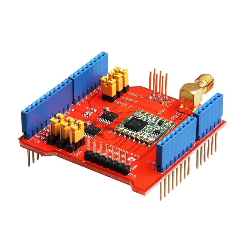 无线 433/868/915Mhz Lora Shield 信号稳定发射模块 - 图1