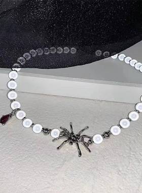 European American Thick Chain Spider Neckchain Women蜘蛛项链