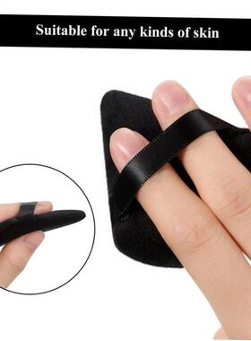 2/12Pcs Triangle Velvet Powder Puff Make Up Sponges for