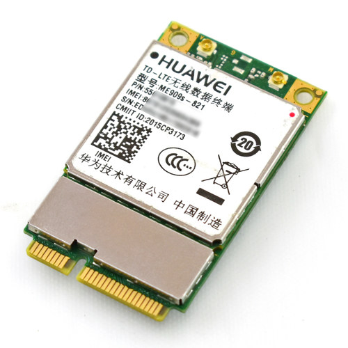 二手HUAWEI ME909s-821 LTE MiniPCIe无线模块全网通4G物联网通讯 - 图0