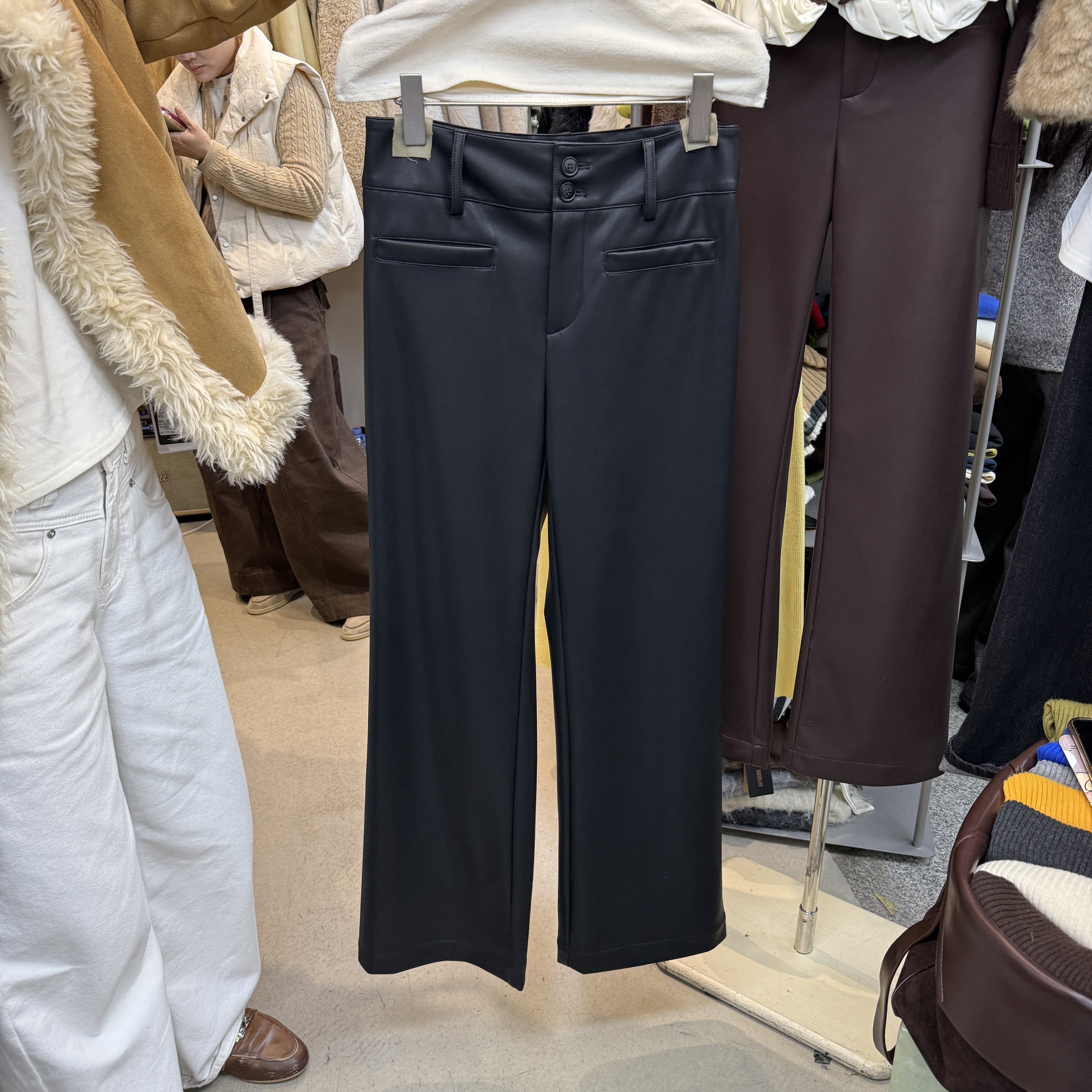 十三行拿货2025冬季新款韩版长袖针织打底衫＋阔腿皮裤k68788w178,淘宝优惠券,粉丝福利购,淘宝优惠卷