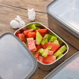 Ящик для хранения из нержавеющей стали, ланч-бокс, коробка для хранения, увеличенная толщина