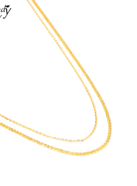 SundyHoney项链双链设计感S925银