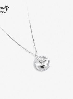 sundyhoney纯银动物吊坠女项链