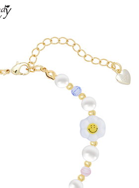 SundyHoney小众设计可爱笑脸手链
