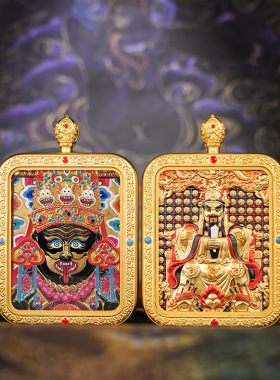 五爷八大守护神佛牌挂件