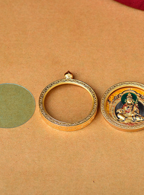 五台山招财五爷文殊菩萨吊坠