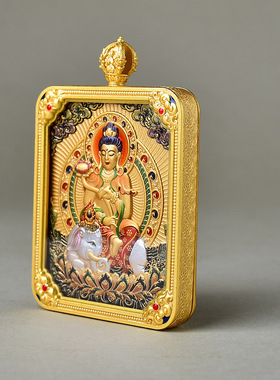 五台山新款唐卡五爷方形