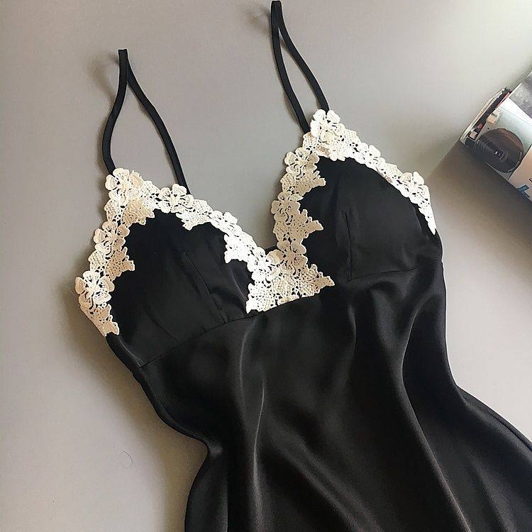 纯欲风带胸垫睡衣吊带睡裙女夏季矮个子短裙诱惑家居服慵懒风,淘宝优惠券,粉丝福利购,淘宝优惠卷