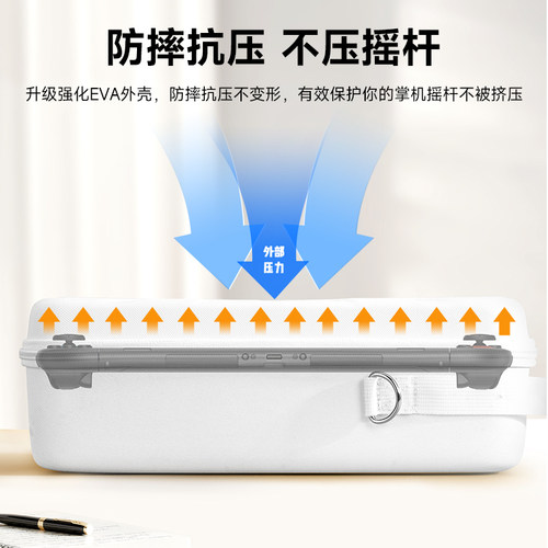 锦读Jemdo适用任天堂switch2收纳包ns2代游戏机保护套大容量充电器底座适用Switcholed便携全套配件防摔抗压 - 图1