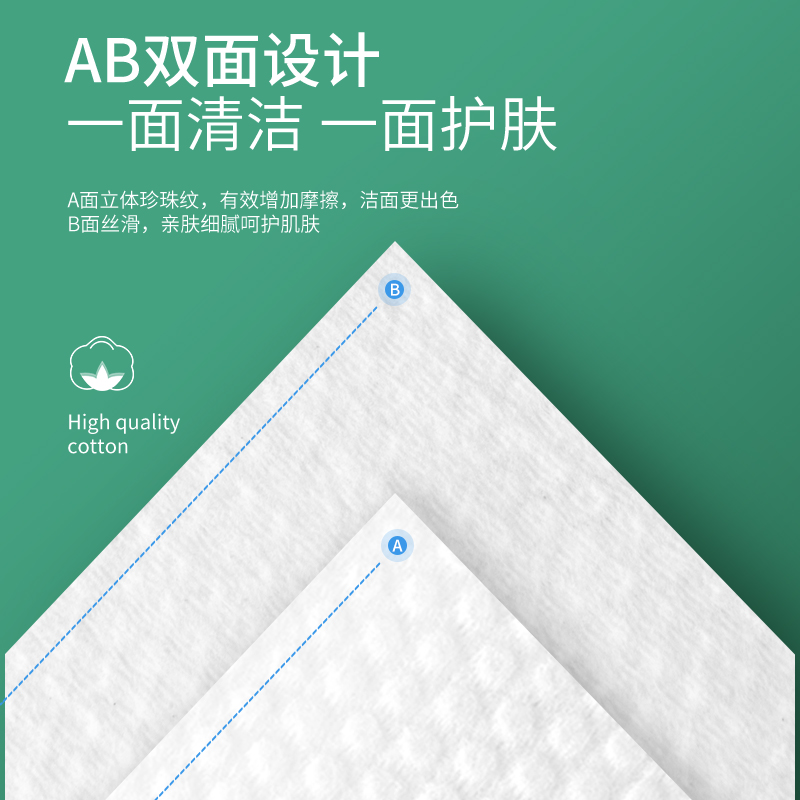 8包|洗脸巾一次性棉柔加厚亲肤家用洗面擦脸棉柔巾干湿两用抽取式