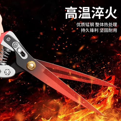 剪羊毛剪子羊毛剪刀手动绞绵羊毛专用弹簧兔狗毛大号修毛剪果枝剪 - 图1
