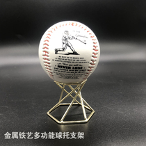 Baseball Bracket Billiards Tennis Golf Balls Placed Display Ball Toiron Art Metal Multipurpose Decorative Ball Table Bracket