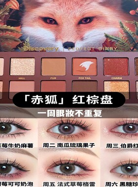 完美日记眼影哑光12色眼影
