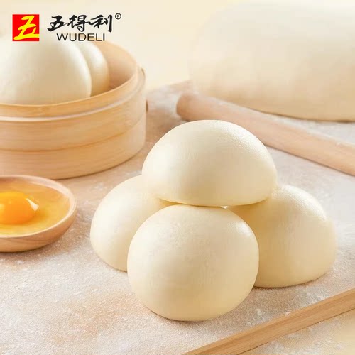 五得利面粉五星六星小麦粉2.5kg家用中筋5斤面粉白面馒头包子饺子 - 图1