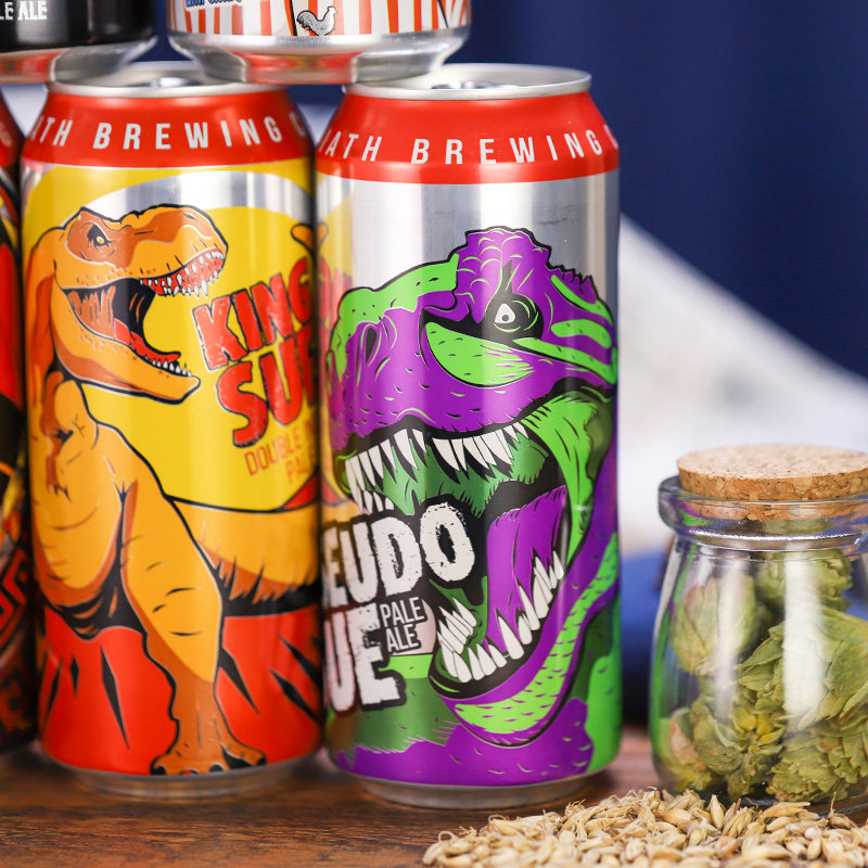 击倒巨人暴龙之王/双倍暴龙苏双倍浑浊IPA美国精酿啤酒 - 图0