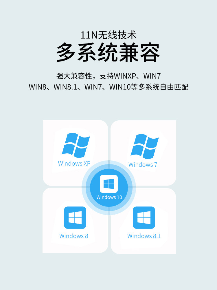 免驱版usb无线台式机wifi网络网卡 瑾宇网卡