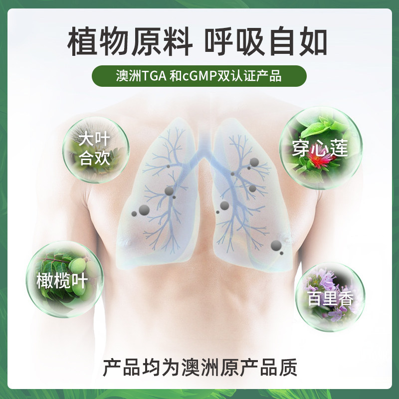 wealthyhealth pm清理60粒肺部肺片 WealthyHealth海外其它植物提取物