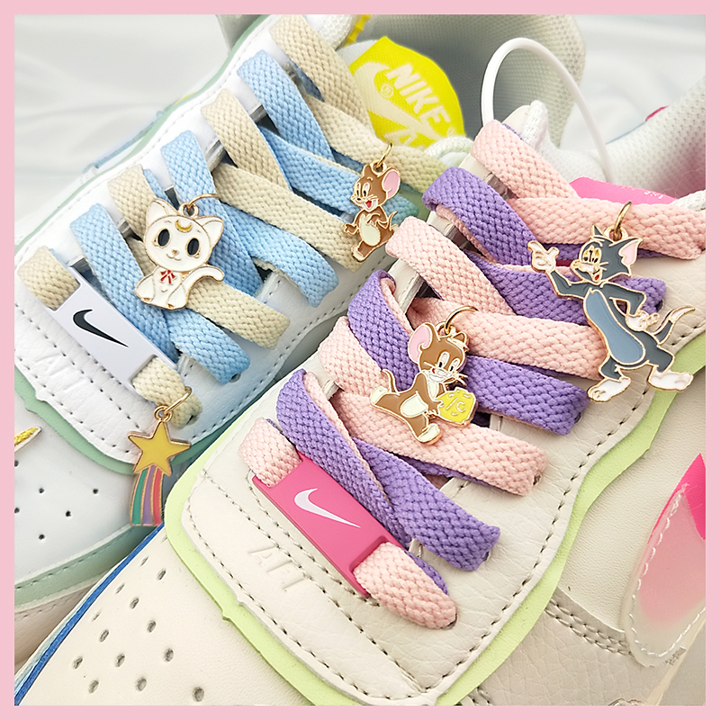 适配1970s空军一号AF1潮流个性可爱女百变小樱鞋带装饰挂环挂链 - 图0