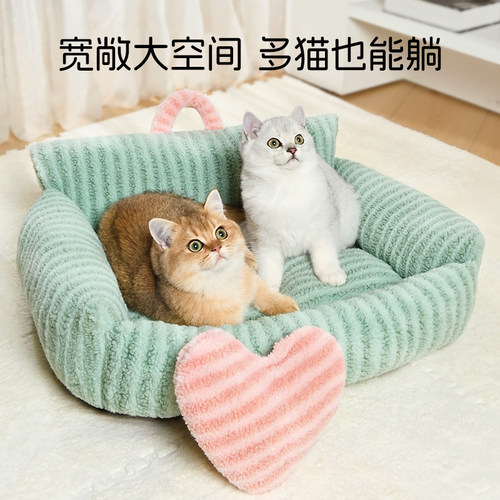 猫窝四季通用狗窝小型犬宠物用品沙发猫咪睡觉的垫子2026热卖猫床 - 图0