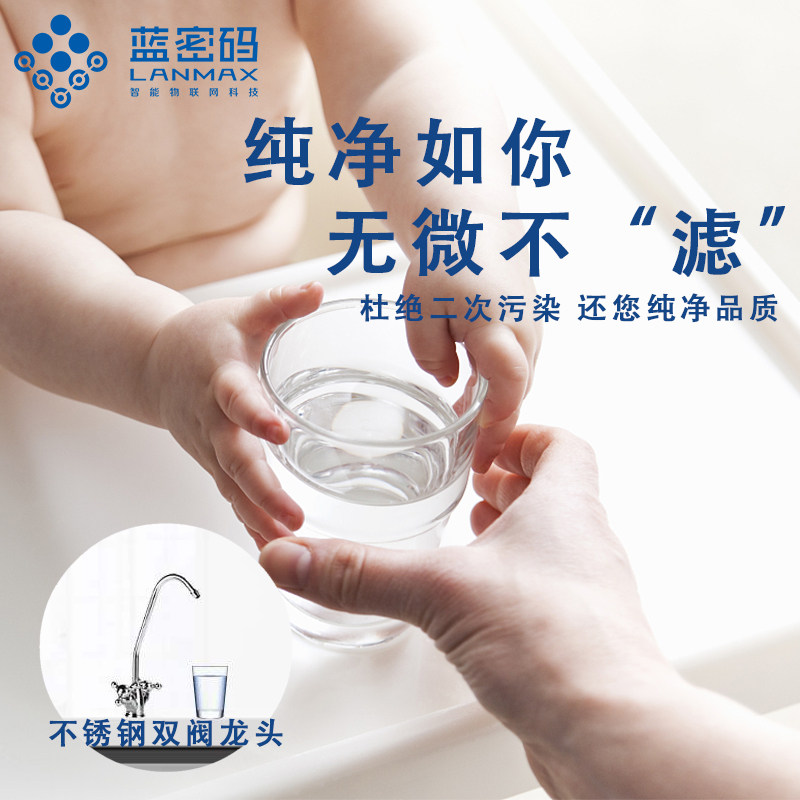 蓝密码家用智能ro反渗透厨房净水器 蓝密码净水器