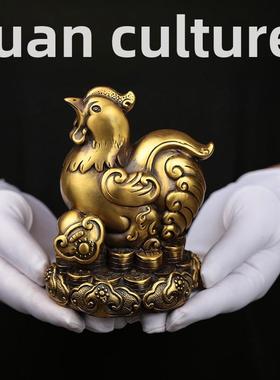 全套铜生肖饰品，铜狗、鼠、牛、虎、兔、龙、蛇、马、羊、猴、鸡