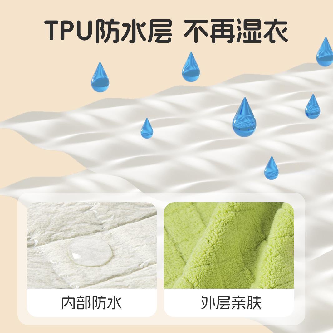 Children's washcloth, waterproof bib, brushing teeth, non-wet clothes, bib, gargling, wiping face, multifunctional towel, baby face washcloth