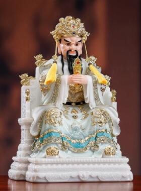 汉白玉五台山五爷佛像供奉家用龙五爷神像广济龙王财神爷神像摆件