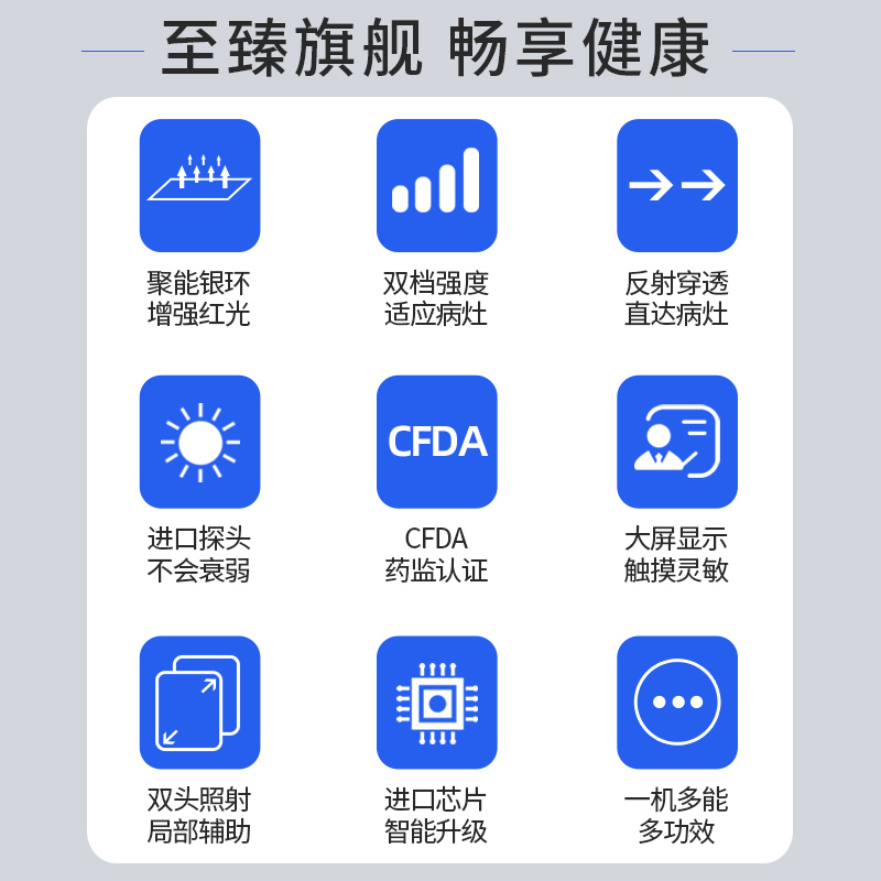 阿里健康大药房前列腺治疗器红光家用男性尿频尿急夜尿多增生肥大坐炎理疗仪之光0