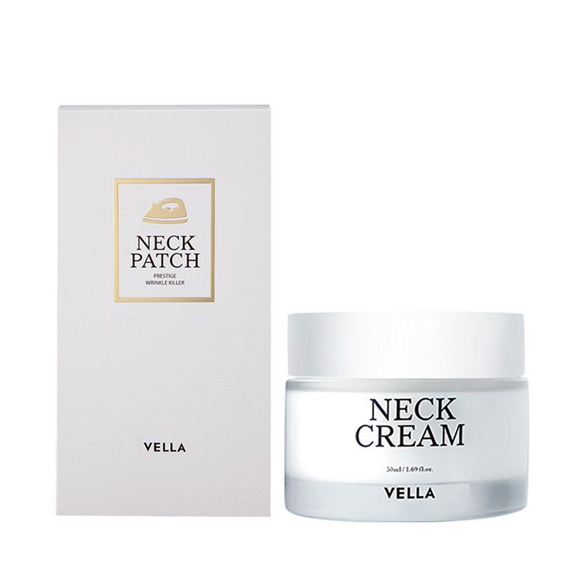 vella韩国去淡化焕白美颈纹霜50ml vella海外颈霜