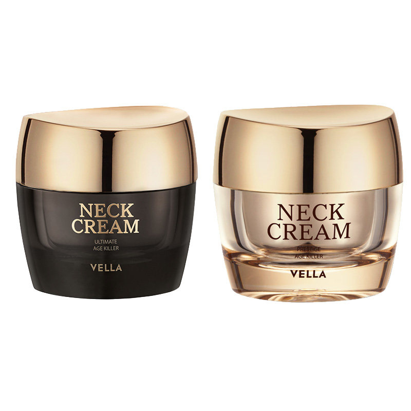 韩国vella保湿颈纹霜+焕白去淡化 vella海外颈霜