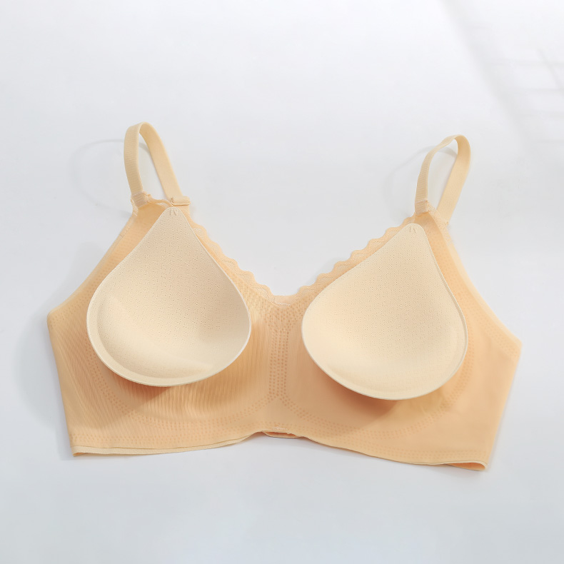 佑萨旗舰店泰国乳胶内衣2.0无钢圈无痕文胸背心一体式吊带聚拢女夏胸罩抹胸2