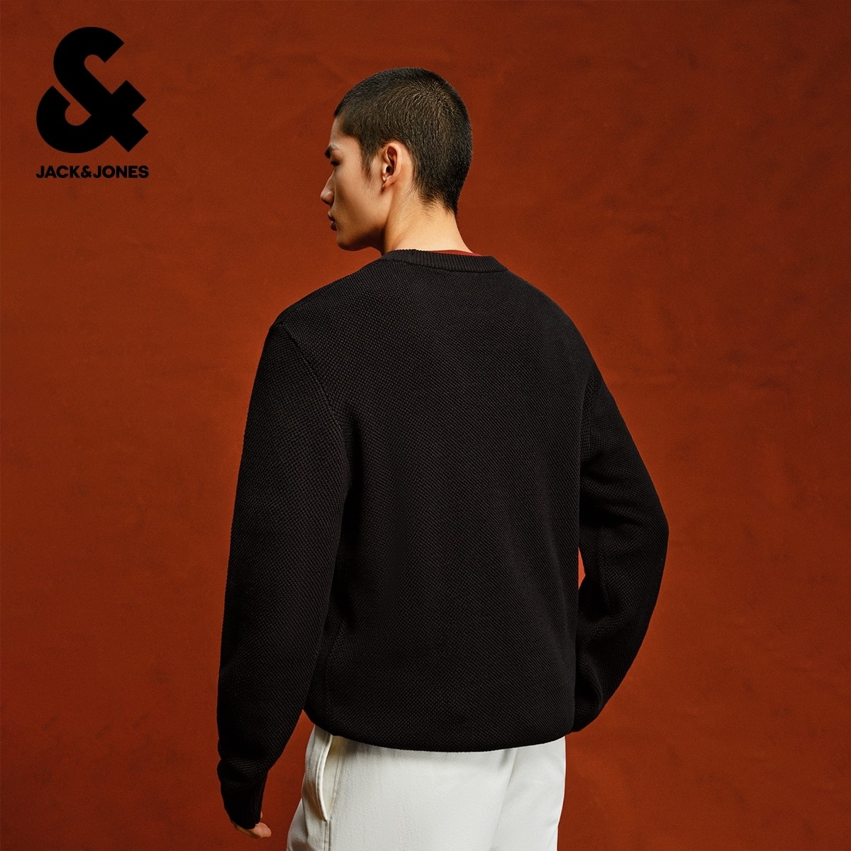 杰克琼斯奥特莱斯男装毛衣马年新年款经典时尚刺绣圆领长袖针织衫,淘宝优惠券,粉丝福利购,淘宝优惠卷