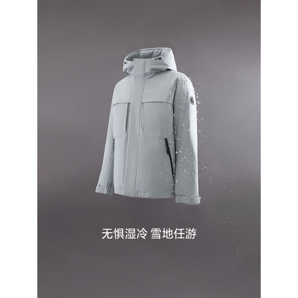 杰克琼斯outlets冬季男士羽绒服宽松休闲常规工装中长款外套男