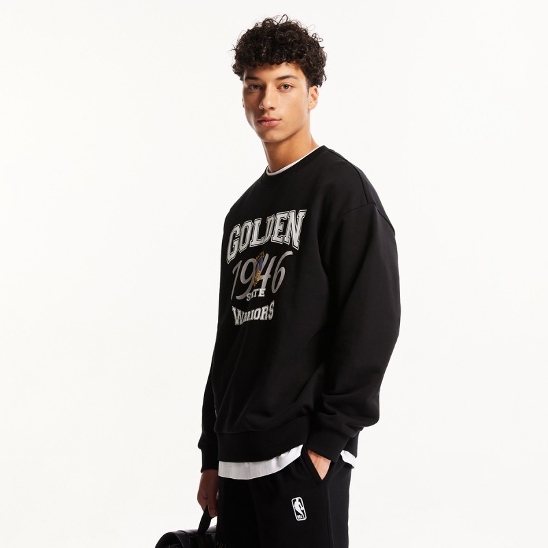 杰克琼斯秋季新款NBA联名勇士队宽松潮百搭时尚舒适长袖卫衣男装,淘宝优惠券,粉丝福利购,淘宝优惠卷