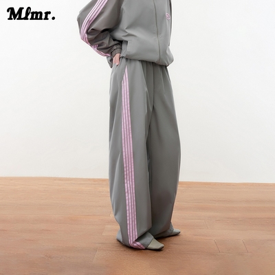 【裤子合集3】MLMR秋季休闲运动风廓形松紧腰宽腿裤长裤撞色男女