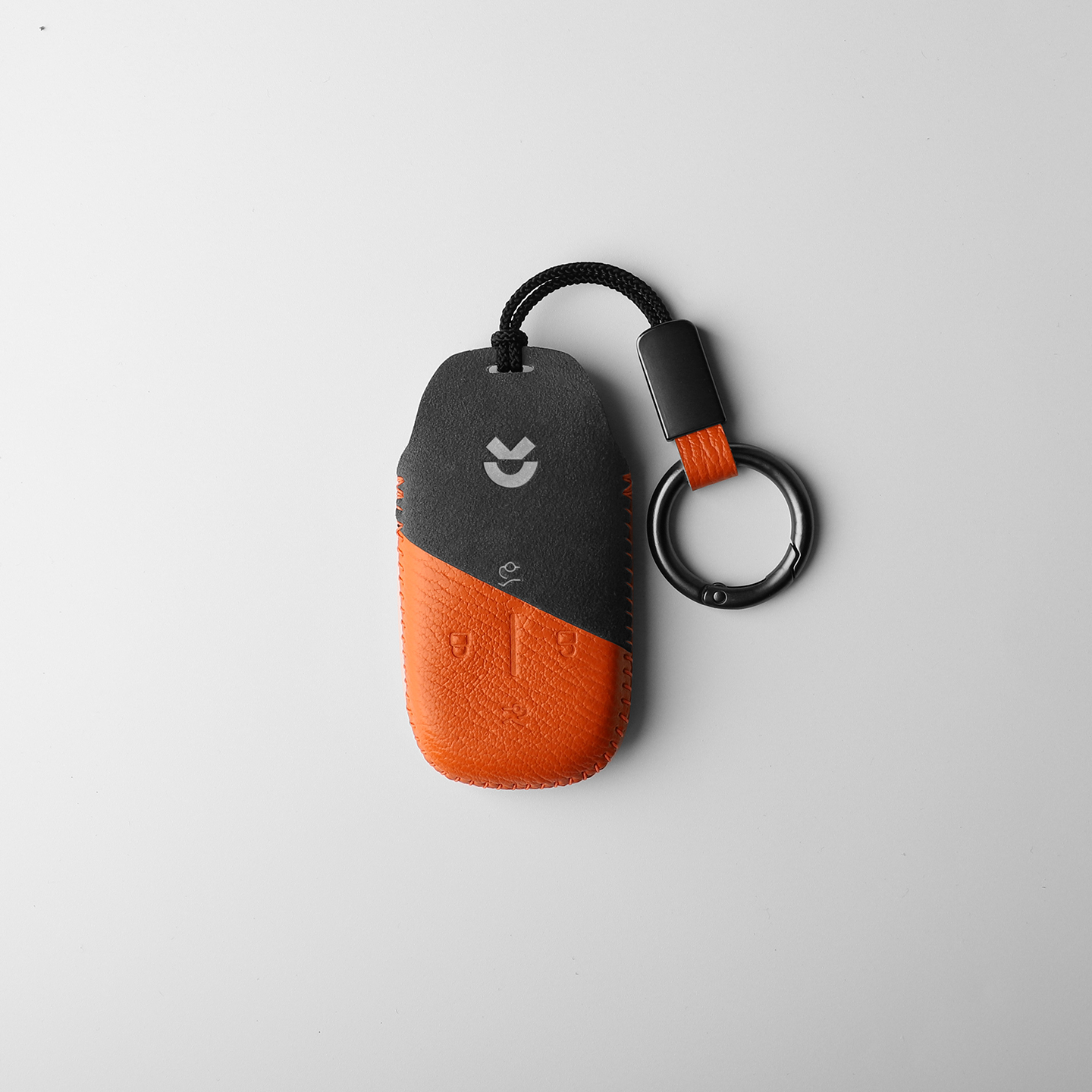 2026新款蔚来ES8/ET9钥匙套全包真皮新es8/es9钥匙保护壳扣撞色包 - 图2