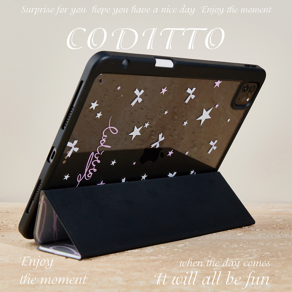 coditto芭蕾梦ipadpro保护壳2022新款air4/5保护套适用苹果平板11寸带笔槽10.2寸少女心防摔10.9寸可爱12.9-图0