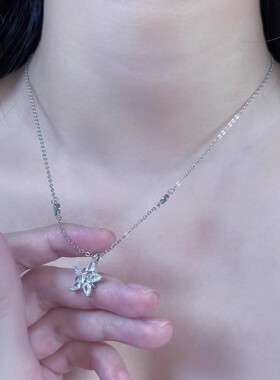 织女星S925纯银项链小众设计轻奢