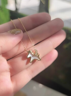 S999足银云霄独角兽项链轻奢小众