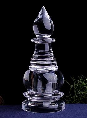 原矿水晶手工制作舍利塔 佛塔摆件 装藏舍利子瓶子嘎乌盒 水晶塔
