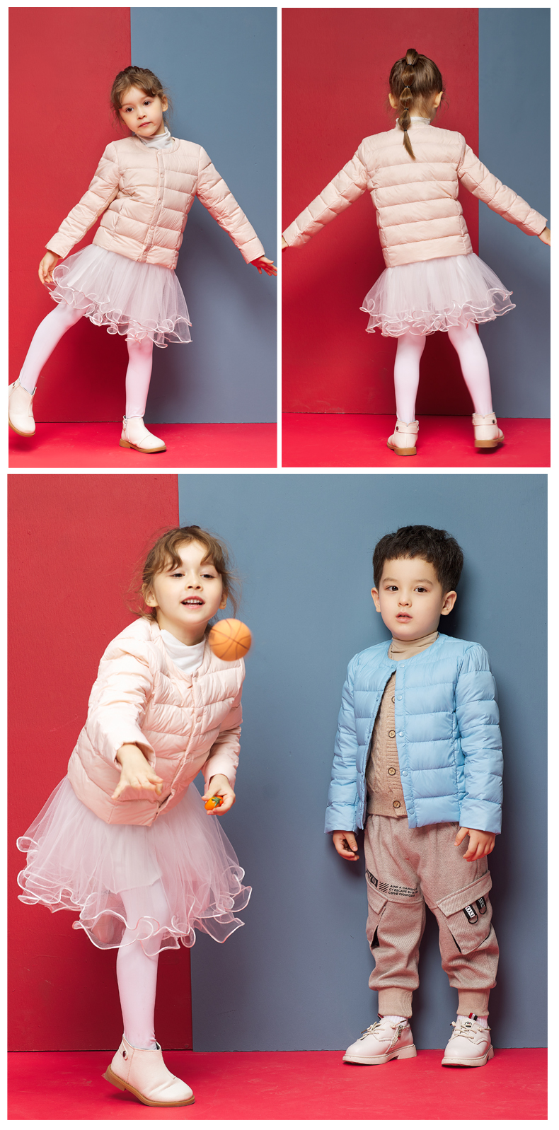 雅鹿儿童轻薄羽绒服内胆男童女童女孩初中学生中大童校服羽绒内胆 - 图2