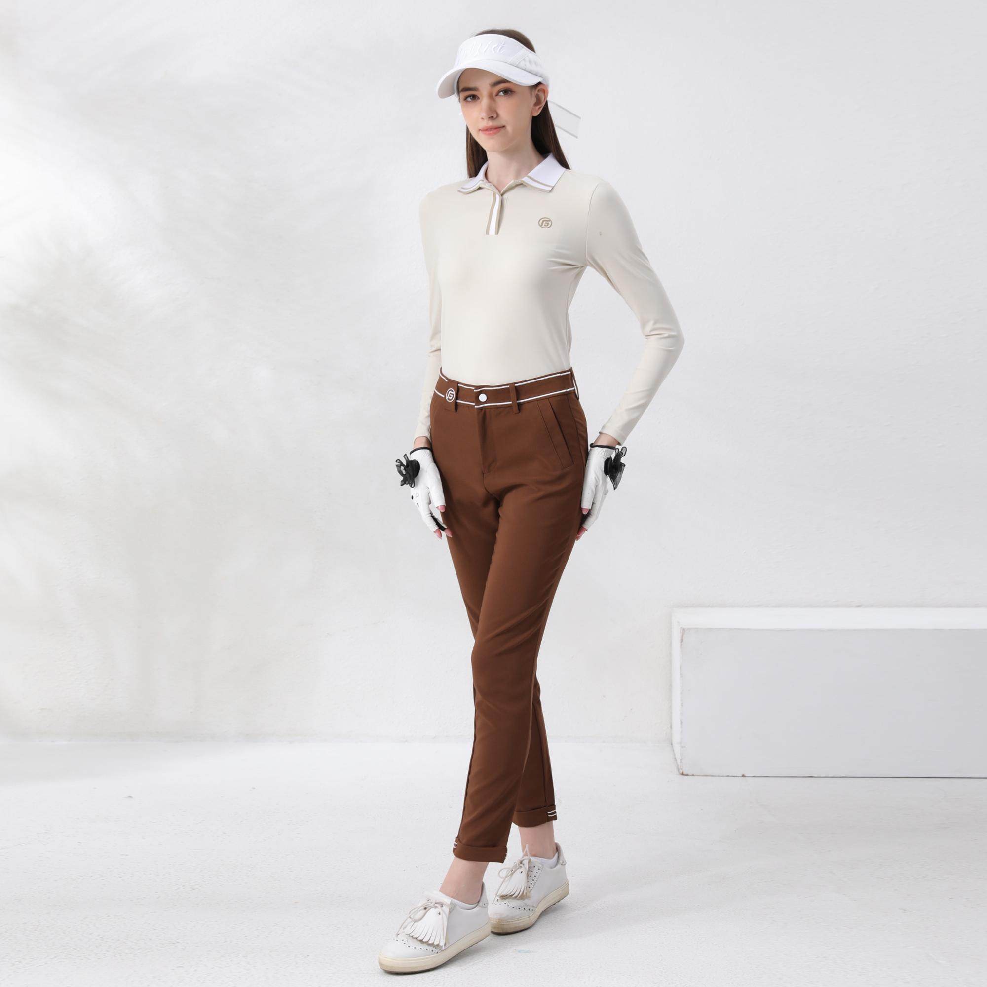 春秋季高尔夫上衣网球女士修身显瘦弹力新款女装裙子套装T恤裤子,淘宝优惠券,粉丝福利购,淘宝优惠卷