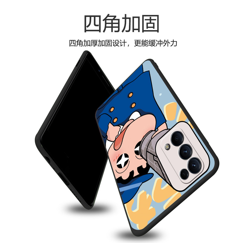 opporeno5k手机壳reno5pro保护套硅胶reno5pro+镜头全包防摔5g软壳男女新oppo创意搞怪外壳reno5情侣个性软套 - 图2