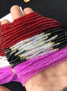 多股珠铜材磁吸扣颈链波西亚设计