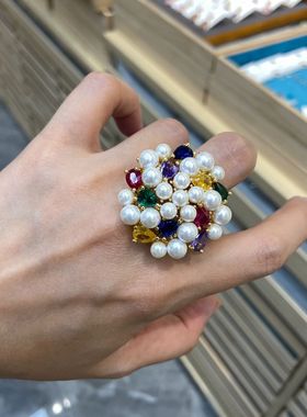 铜中古vintag铜24真戒指/指环