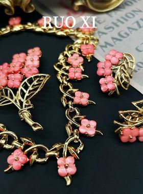 青岛vintage淡水胭脂贝粉色花朵