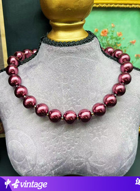 珍珠项链有机玻璃青岛中古饰项链