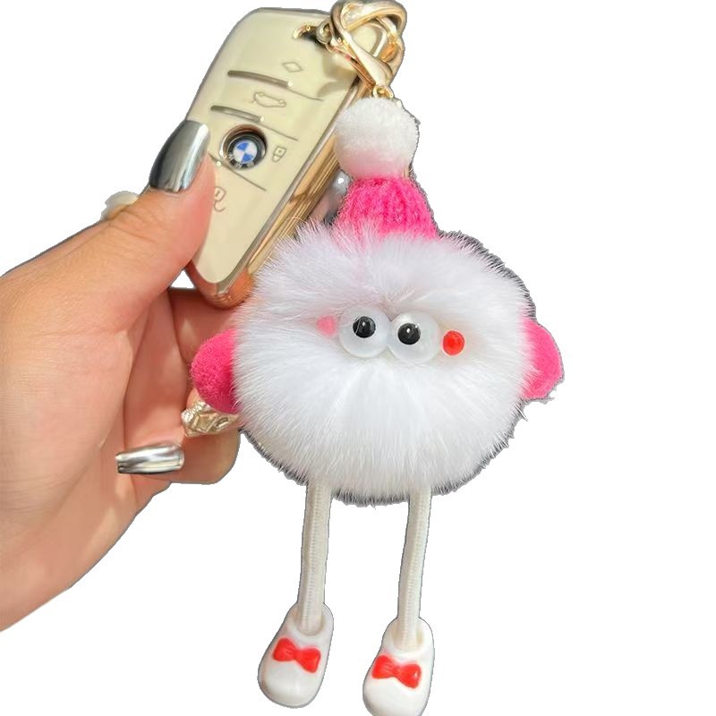 Korean ins long-legged imitation rex rabbit fur small briquette car